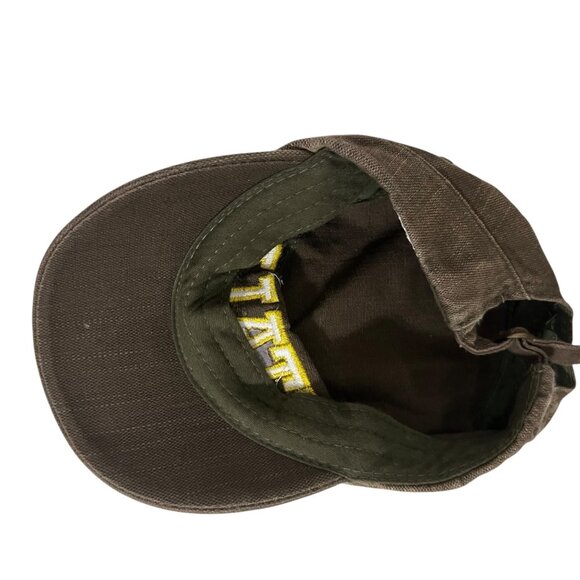 Vintage Italia Embroidered Brown Cap With Adjustable Strap - Picture 9 of 9